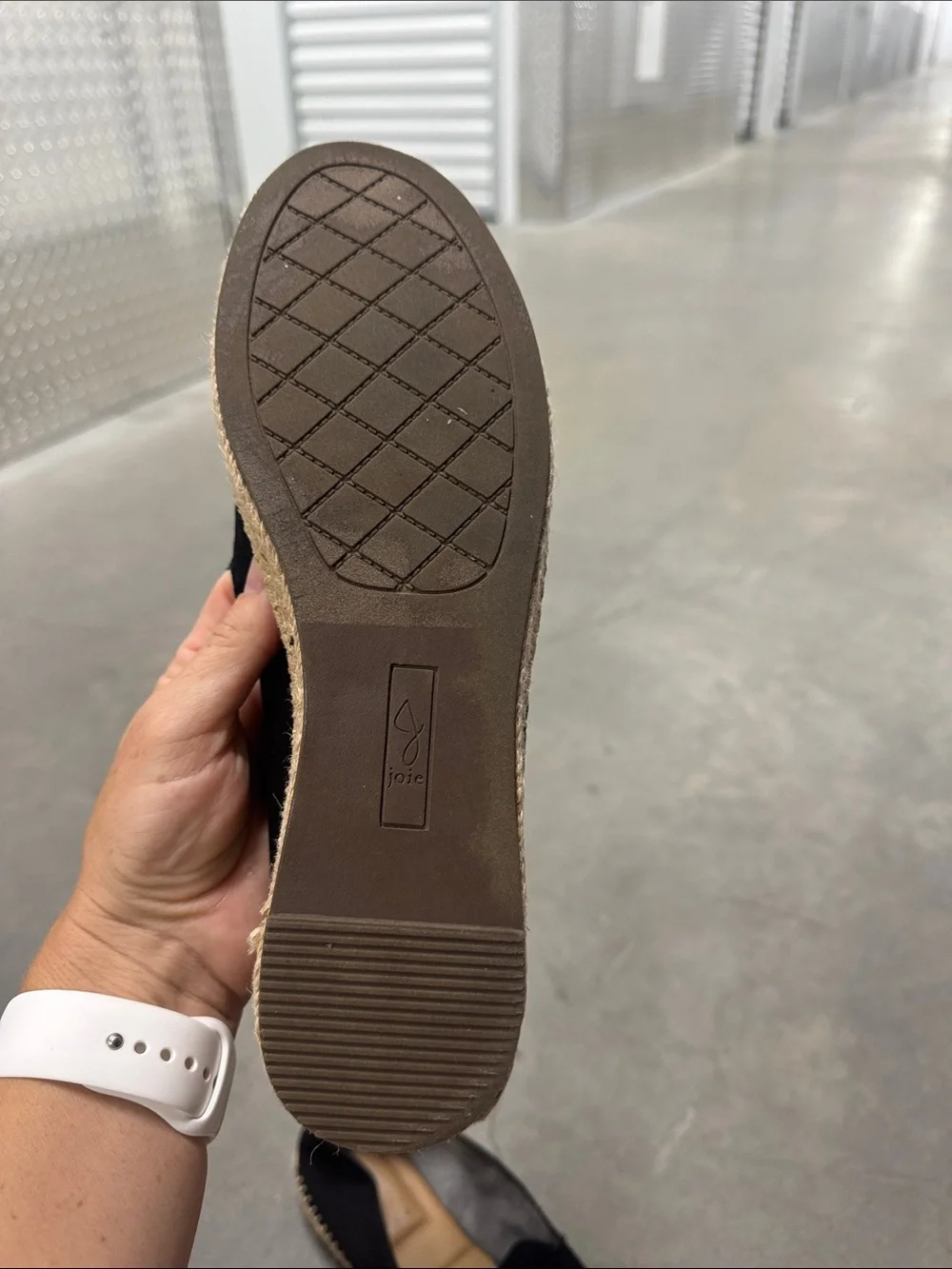Joie Cara Espadrille Slip On Shoes in Black 8